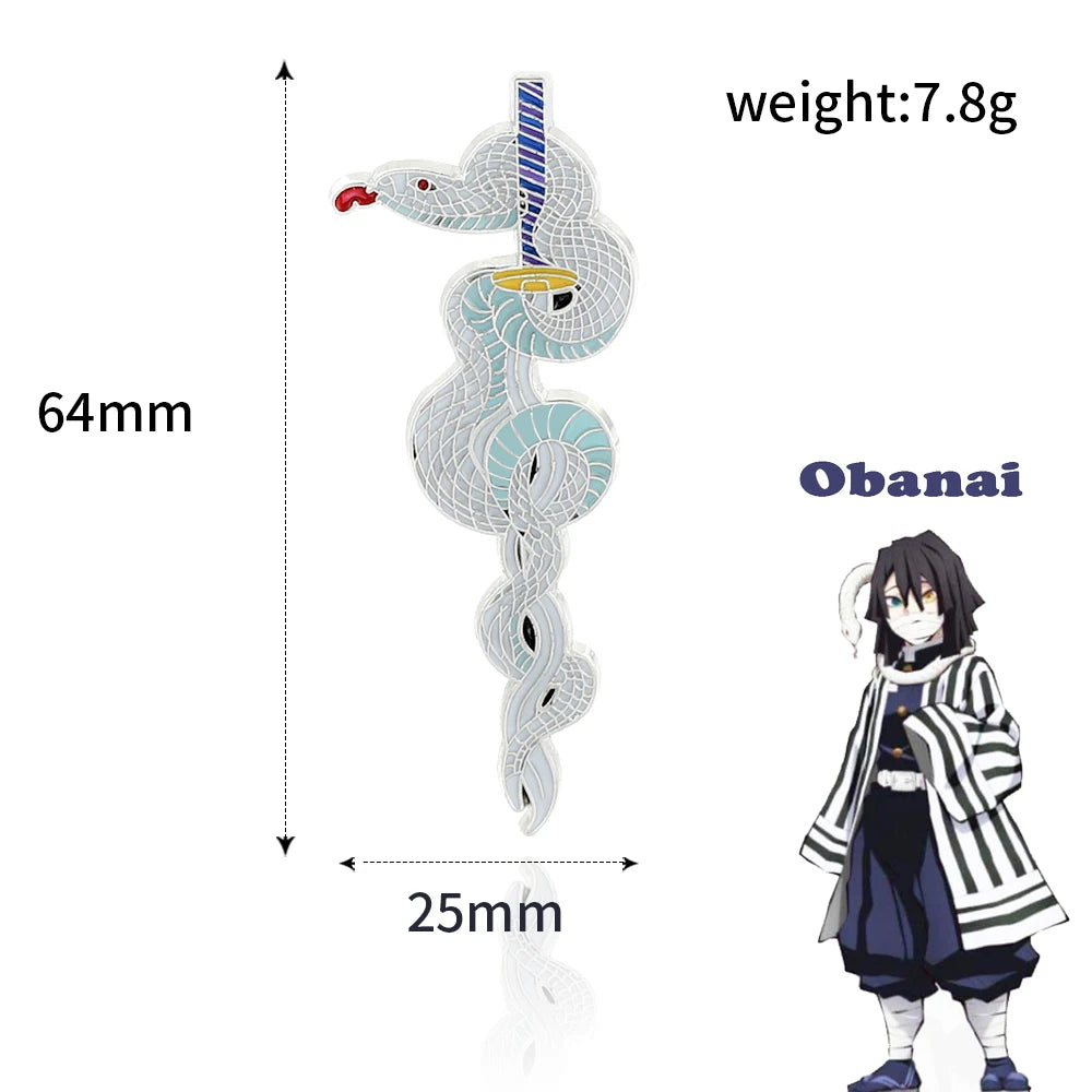 Demon Slayer Brooch – Kimetsu no Yaiba Sword Pin (Enamel)
