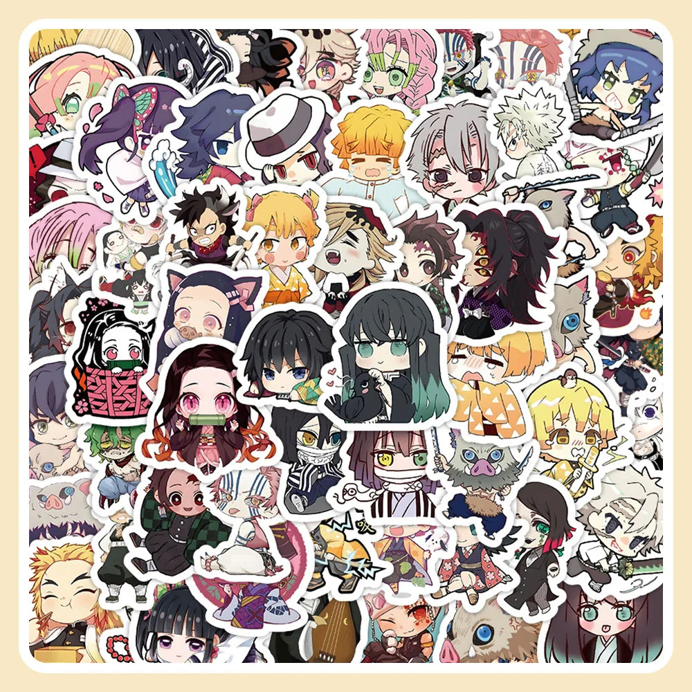 Demon Slayer Sticker Pack (60 pcs)