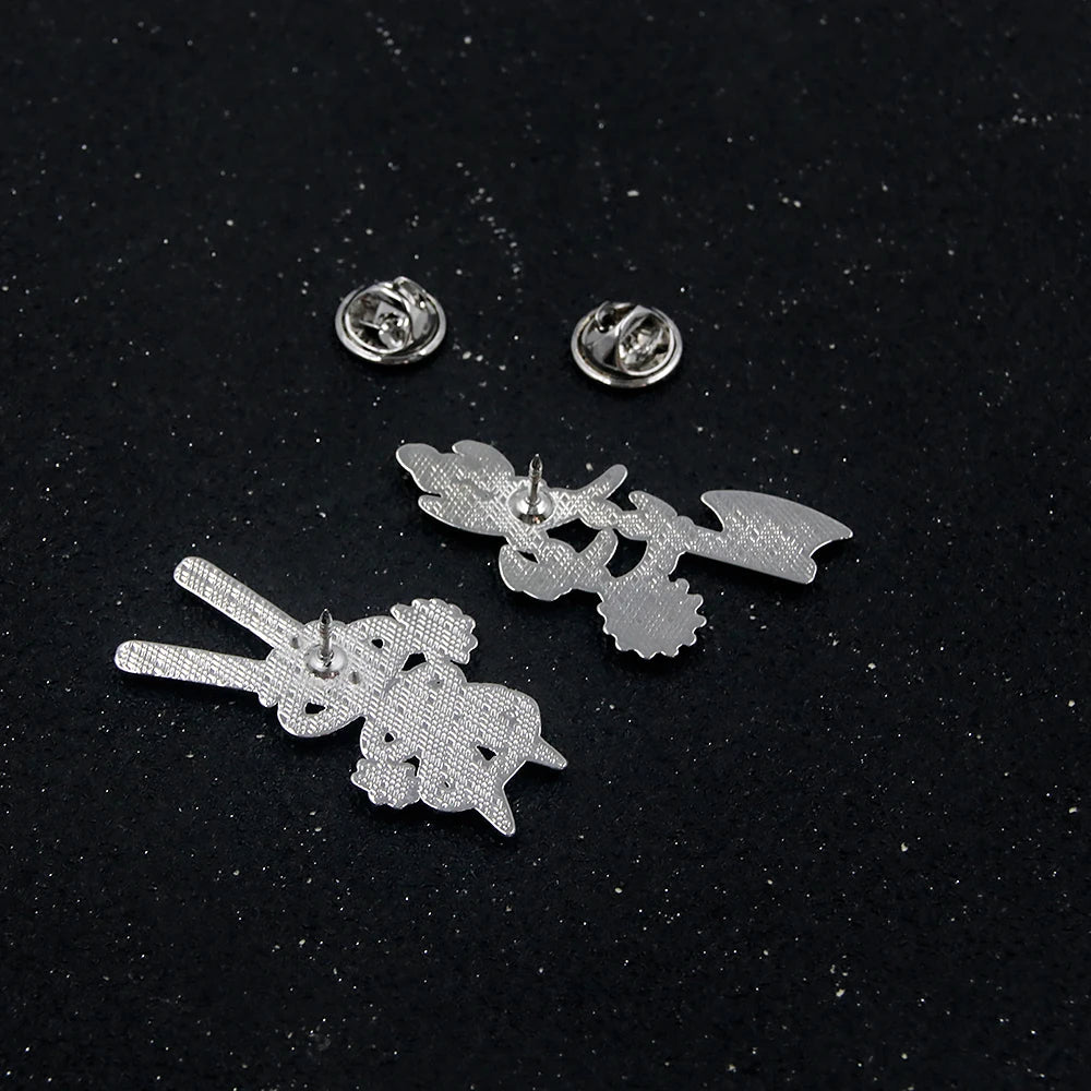 Demon Slayer Brooch – Kimetsu no Yaiba Sword Pin (Enamel)