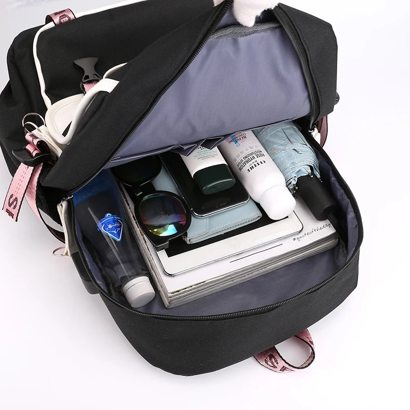 Demon Slayer – Nezuko Backpack Set (3 PCS)