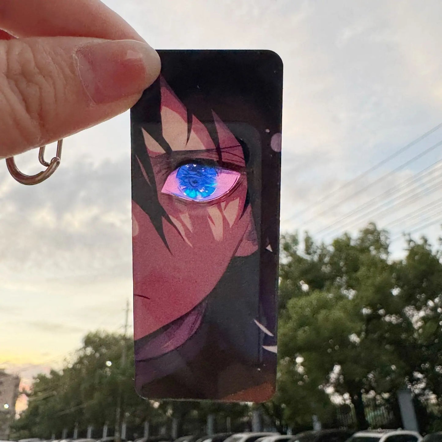 Demon Slayer Keychain – Rengoku Kyojuro Light-Effect Pendant