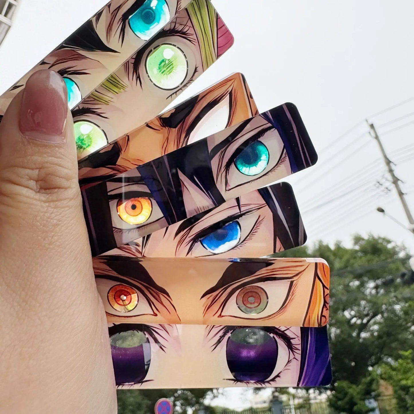 Demon Slayer Keychain – Rengoku Kyojuro Light-Effect Pendant